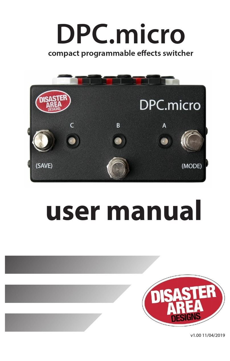 Disaster Area Designs DPC.micro user manual