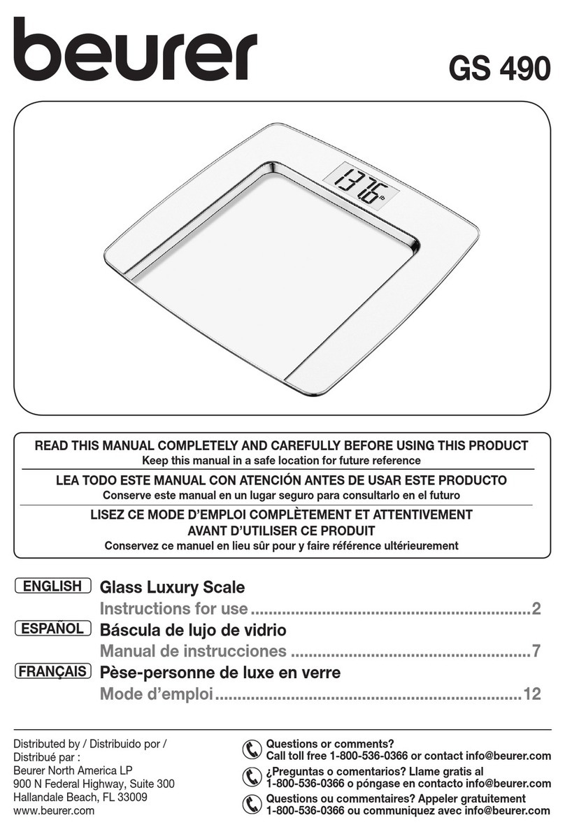 Beurer GS 490 User manual