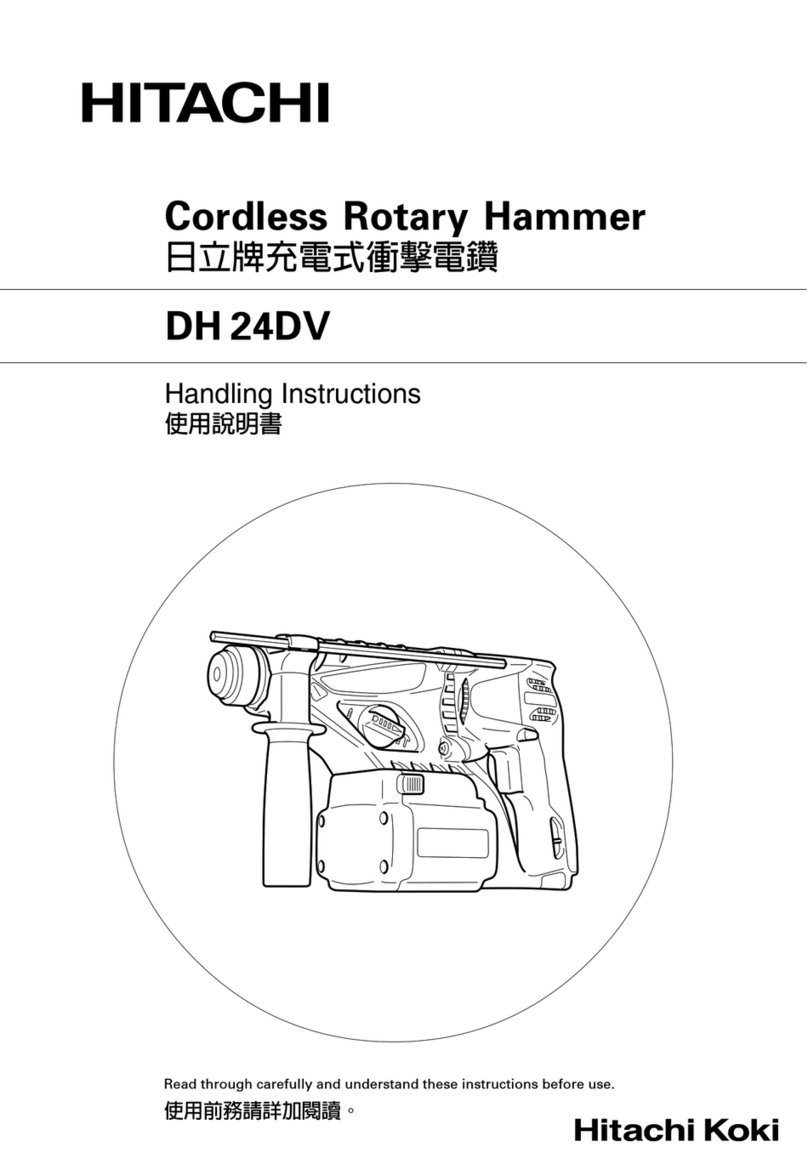 Hitachi DH 24DV Handling instructions