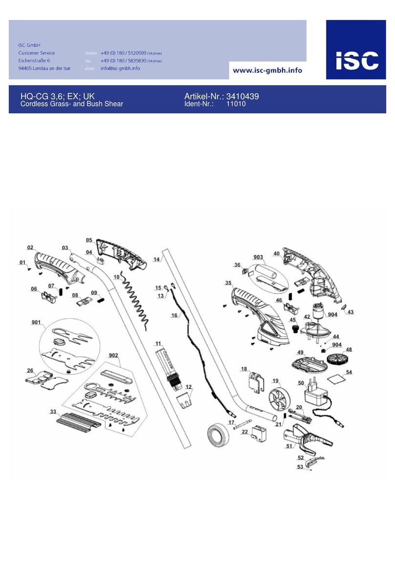 Qualcast HQ-CG 3.6 Original operating instructions