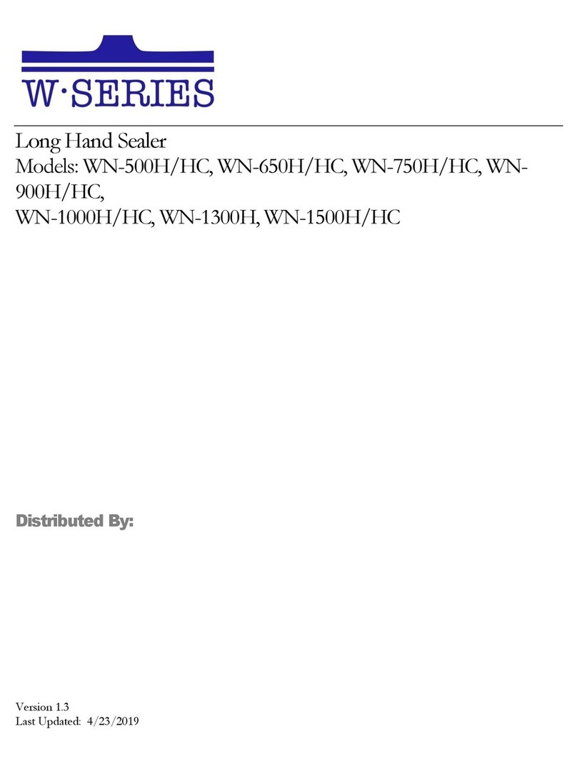 SealerSales W Series user manual