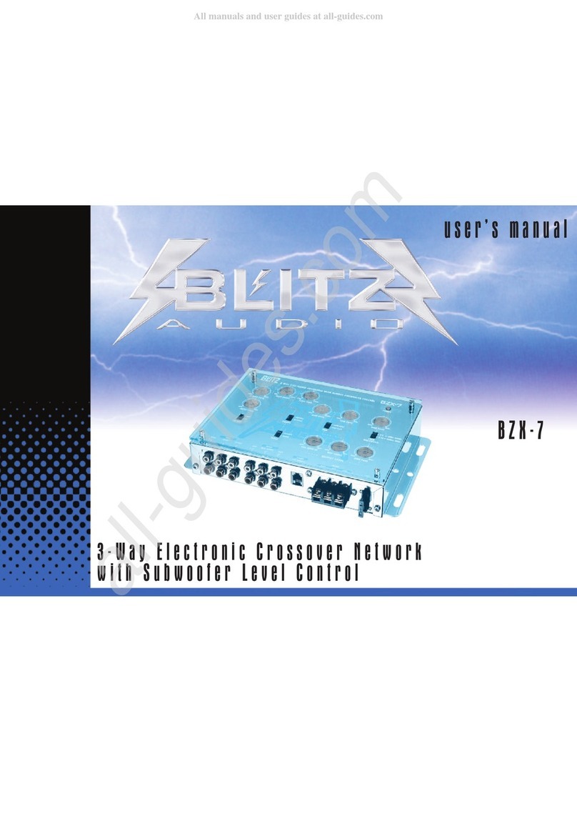 Blitz Audio BZX-7 user manual