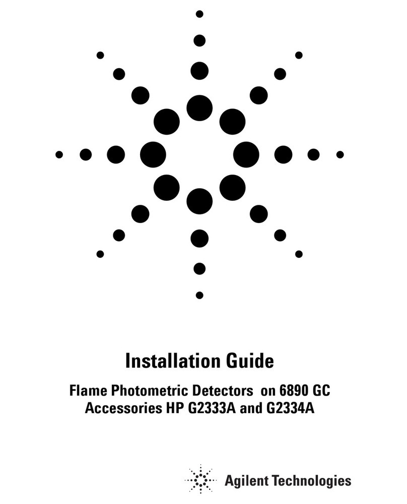 Agilent Technologies G2334A installation guide