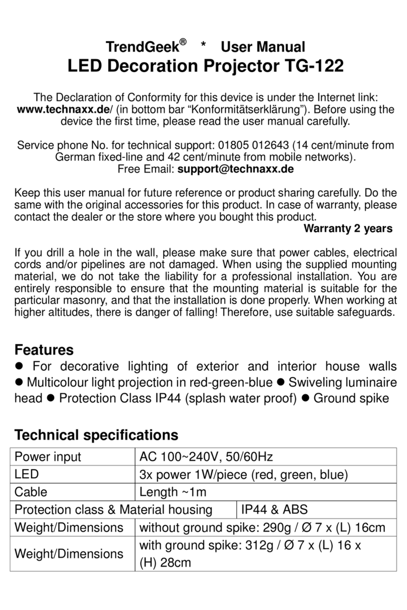 TrendGeek TG-122 user manual