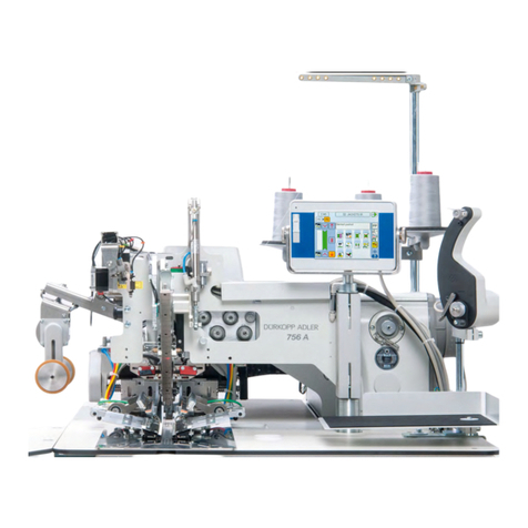 DURKOPP ADLER 755 A Operating instructions