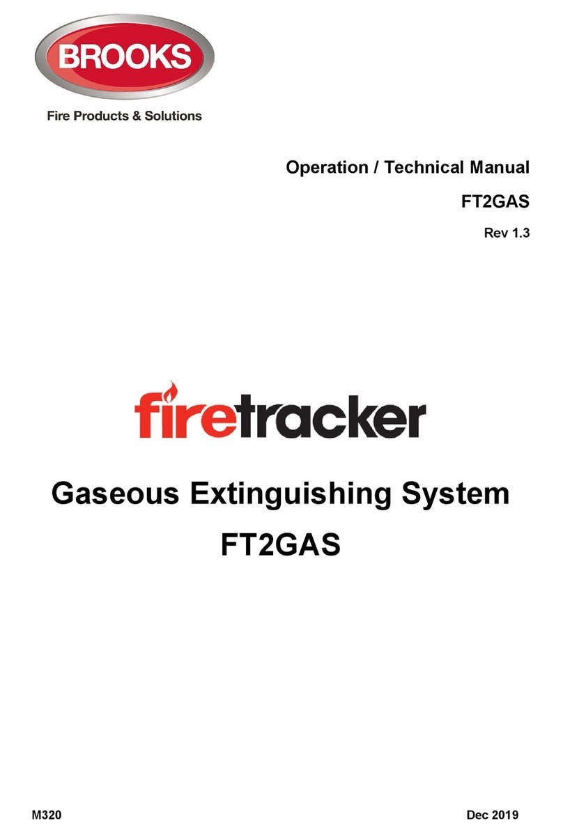 Brooks FireTracker FT2GAS Operation and technical manual
