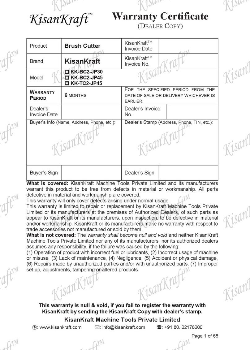 KISANKRAFT KK-BC2-JP30 Operation manual