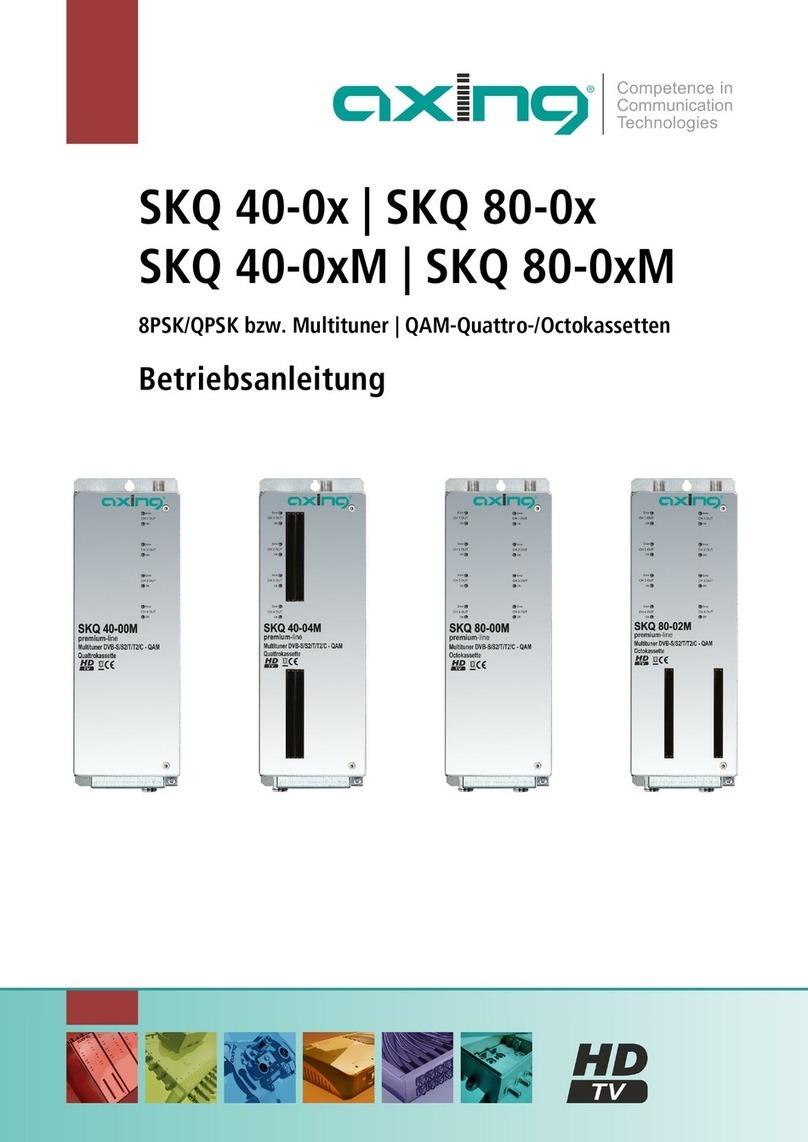axing SKQ 40-0 Series User manual