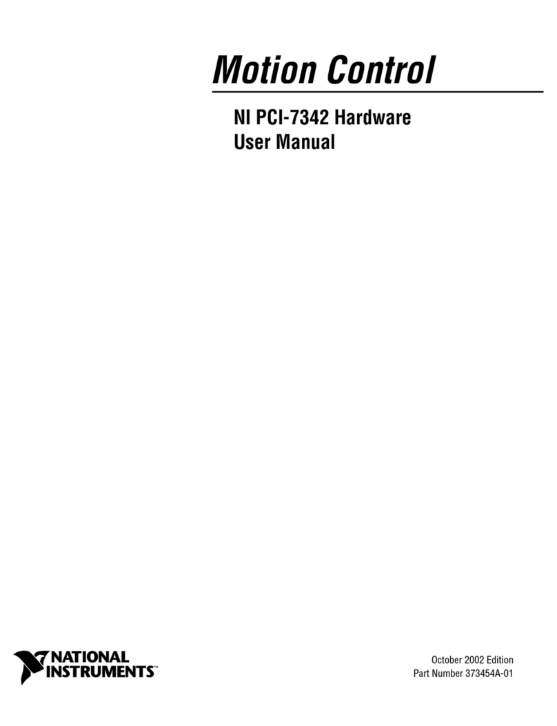 National Instruments PCI-7342 User manual