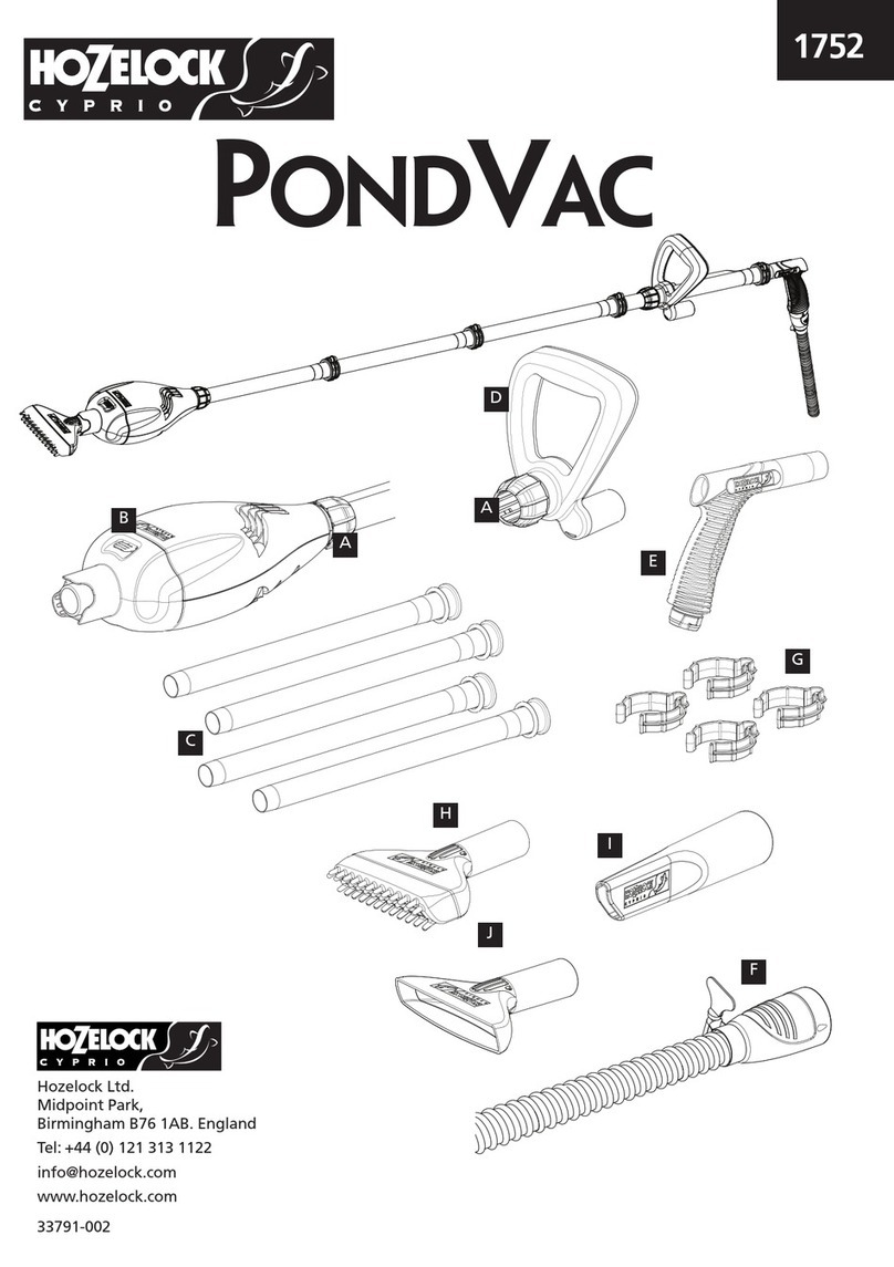 Hozelock Cyprio PondVac User manual