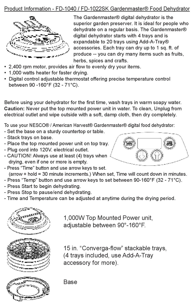 GARDEN MASTER FD-1040 Product information