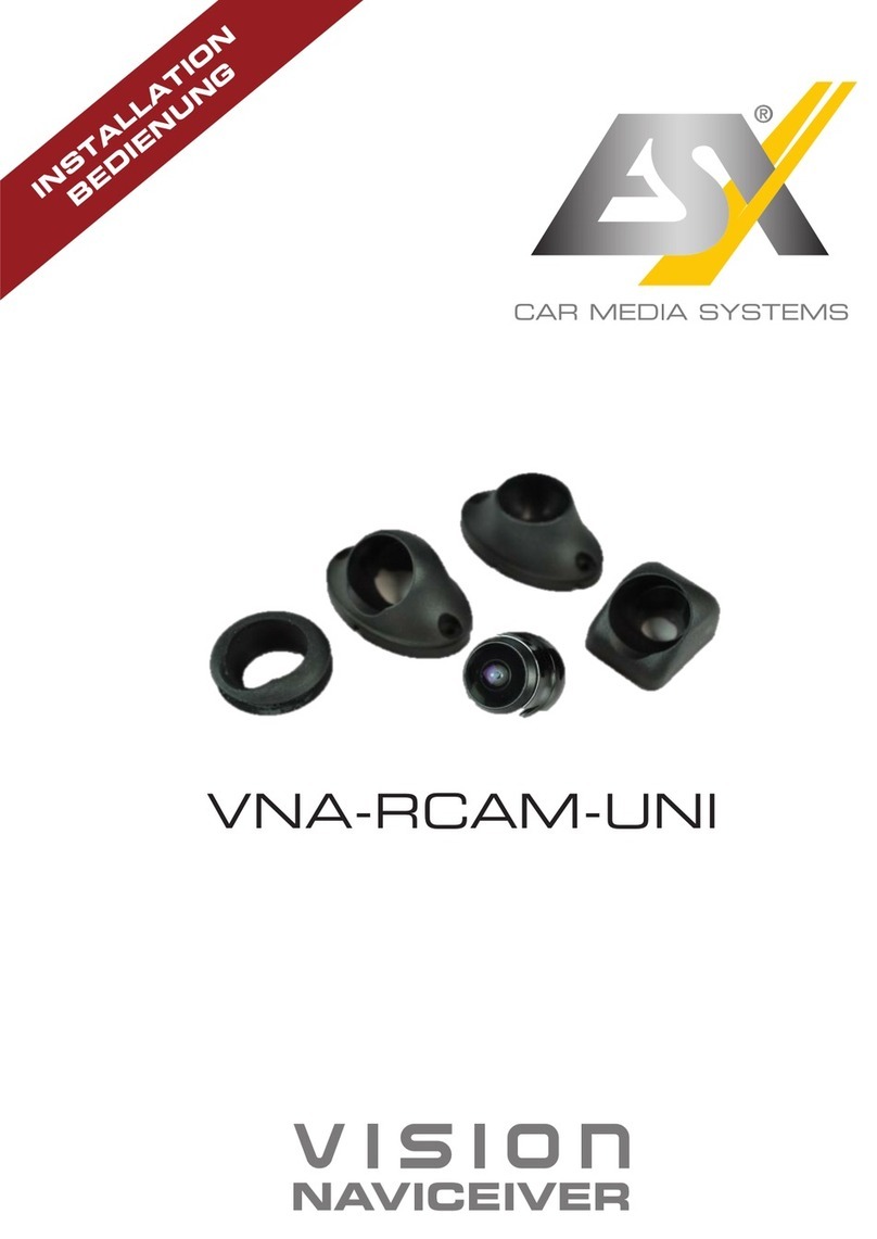 ESX VISION NAVICEIVER VNA-RCAM-UNI quick start guide