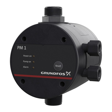 Grundfos PM 1 Installation and operating instructions