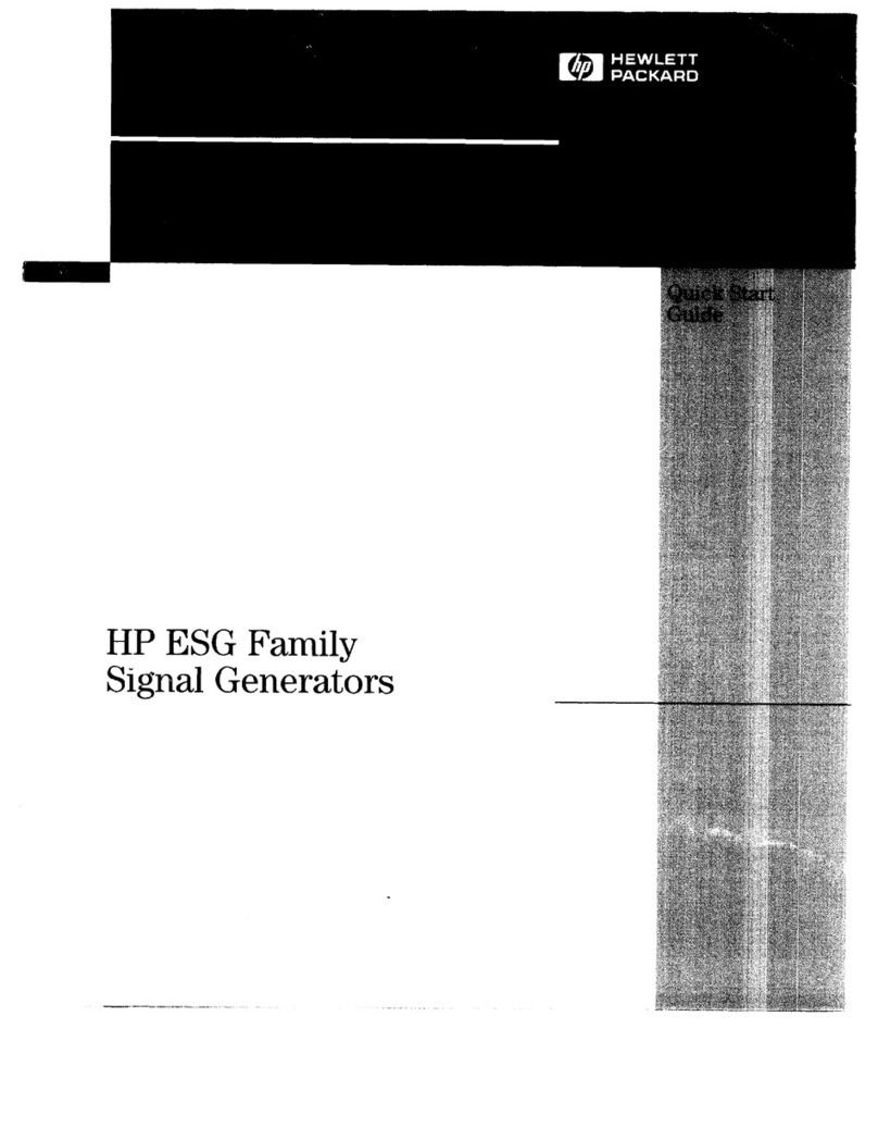 HP ESG Series User manual