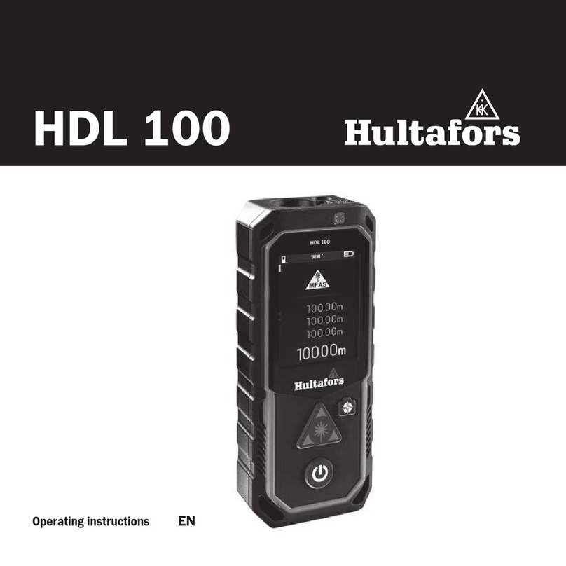 Hultafors HDL 100 operating instructions