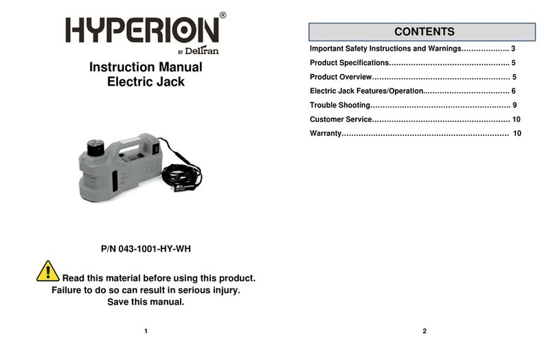 Deltran Hyperion 043-1001-HY-WH instruction manual