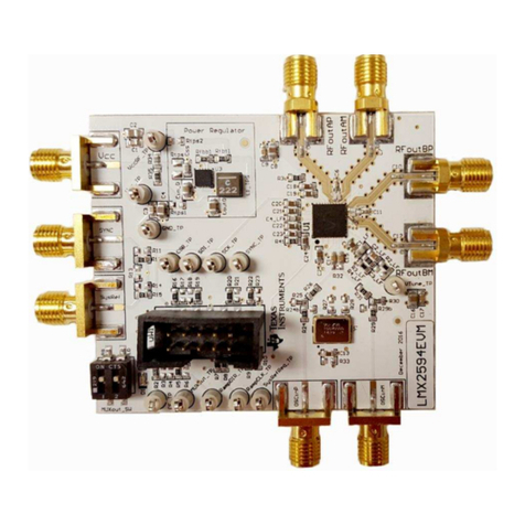 Texas Instruments LMX2595EVM User manual