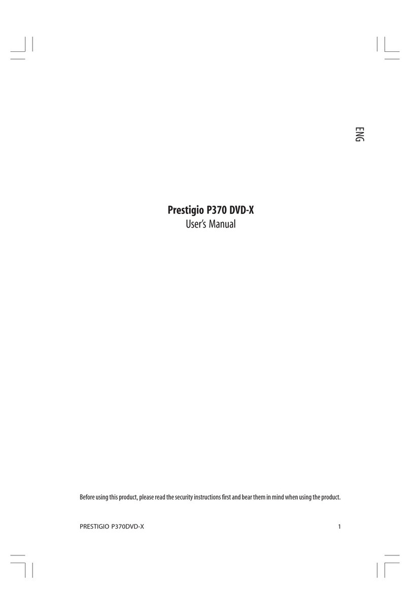 Prestigio P370 DVD-X user manual