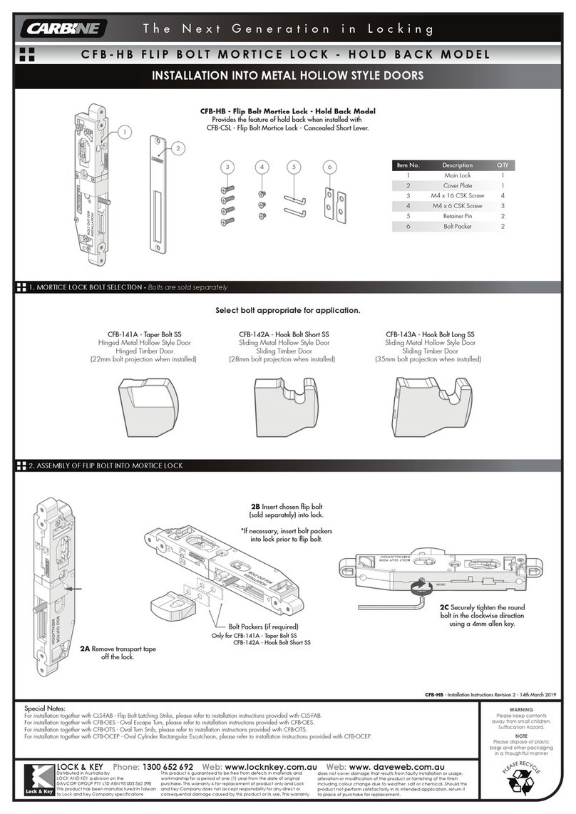 Carbine CFB-HB instructions