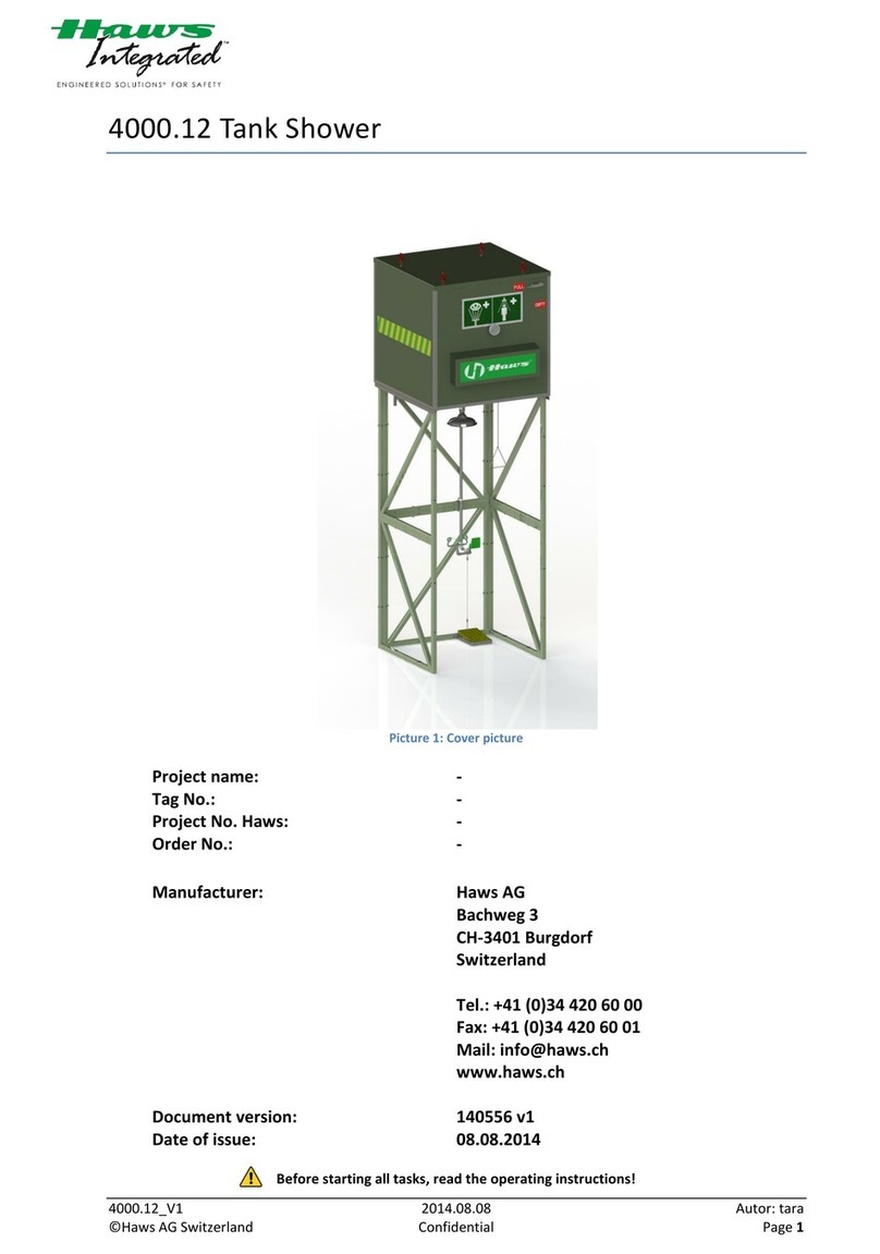 Haws 4000.12 User manual