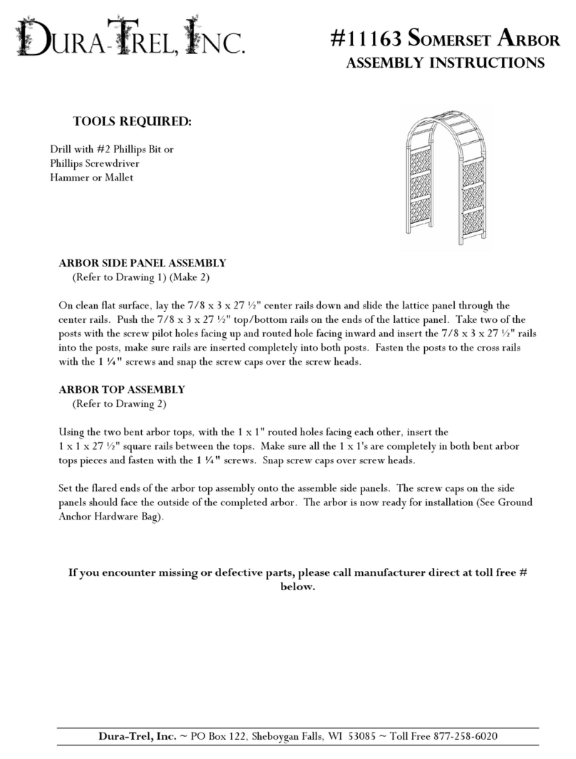 Dura Trel 11163 User manual
