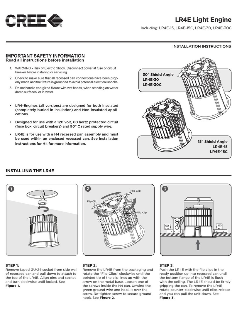 Cree LR4E Series installation instructions