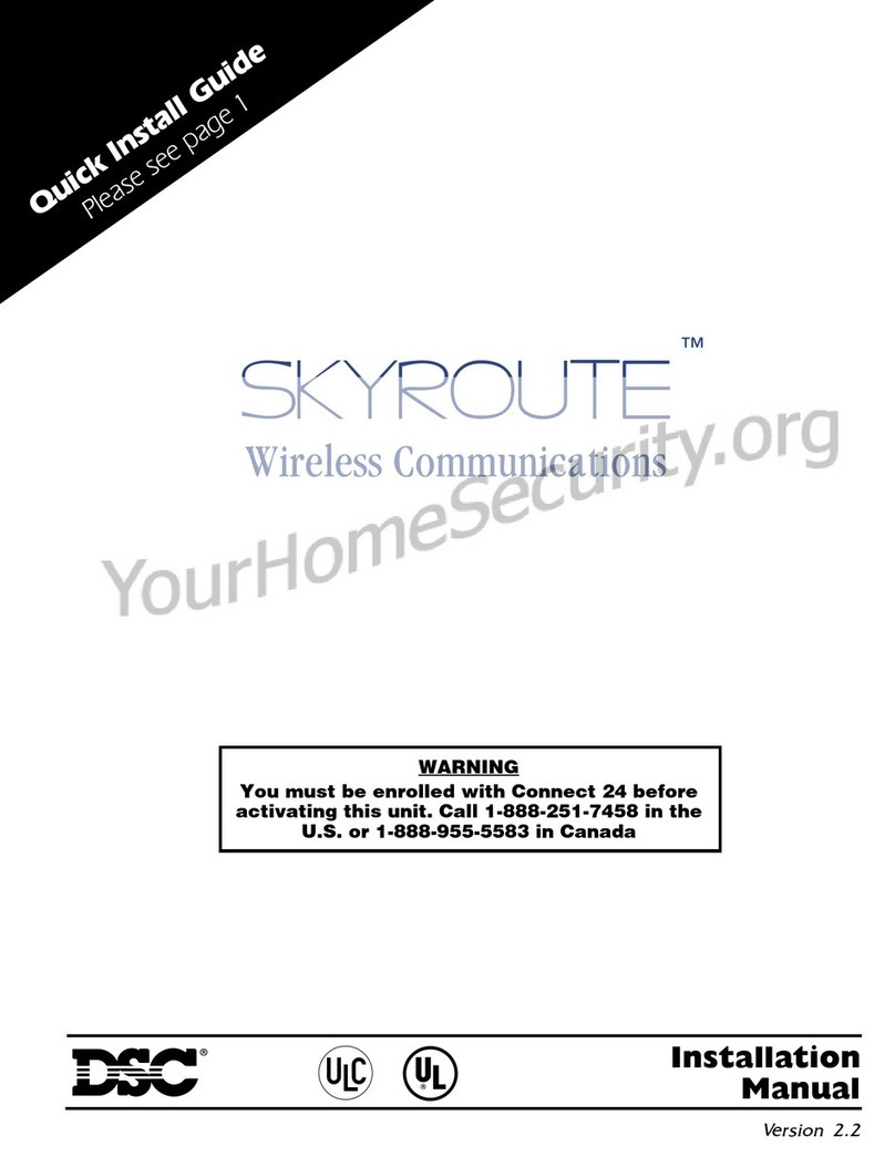 DSC SKYROUTE installation manual
