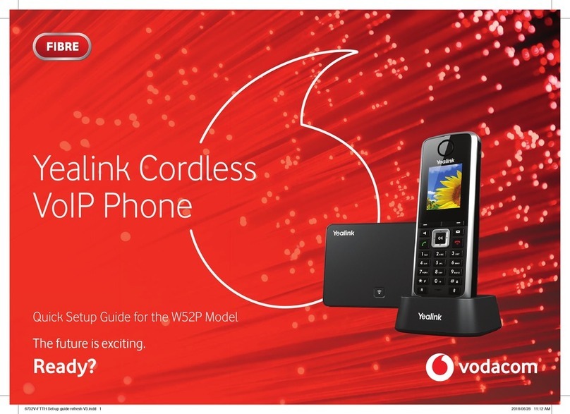Yealink Telkom W52P User manual