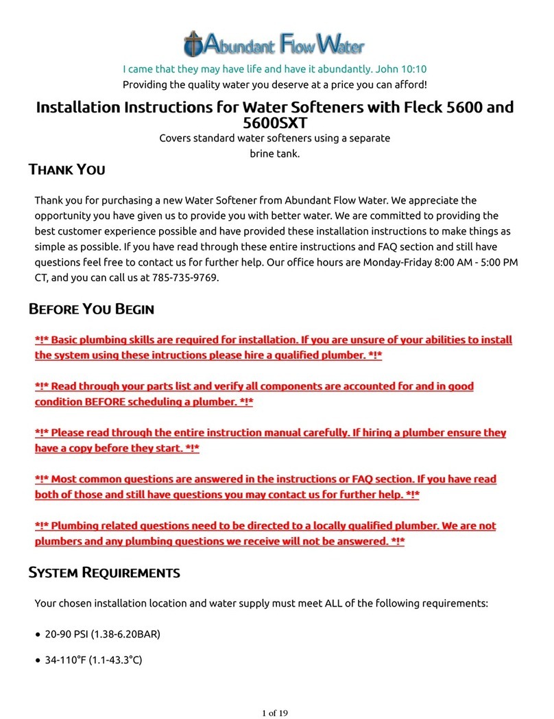 Fleck 5600 Econominder User manual