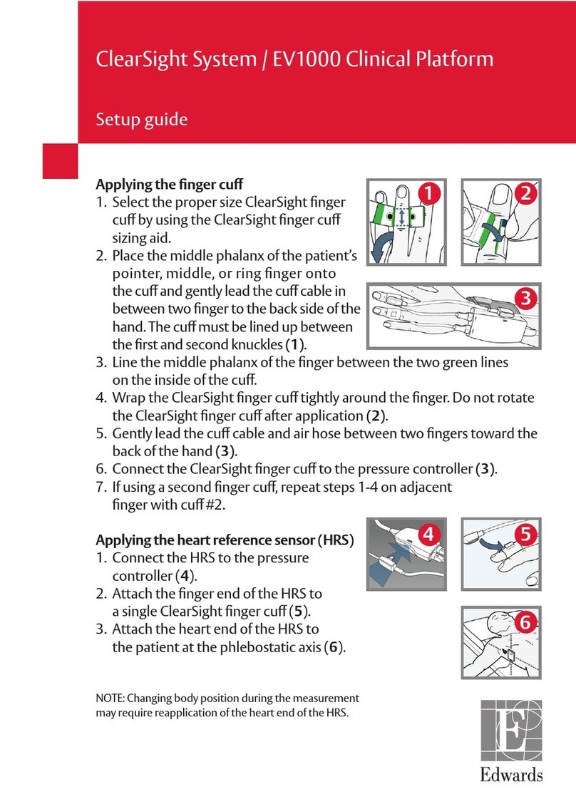 Edwards EV1000 Clinical Platform Setup guide