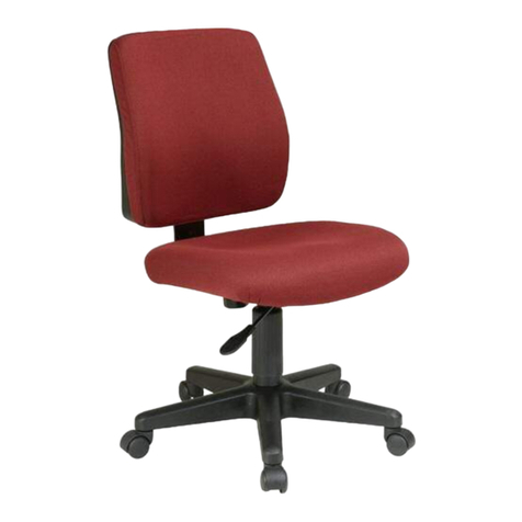 Work Smart Pneumatic Task Chair User manual