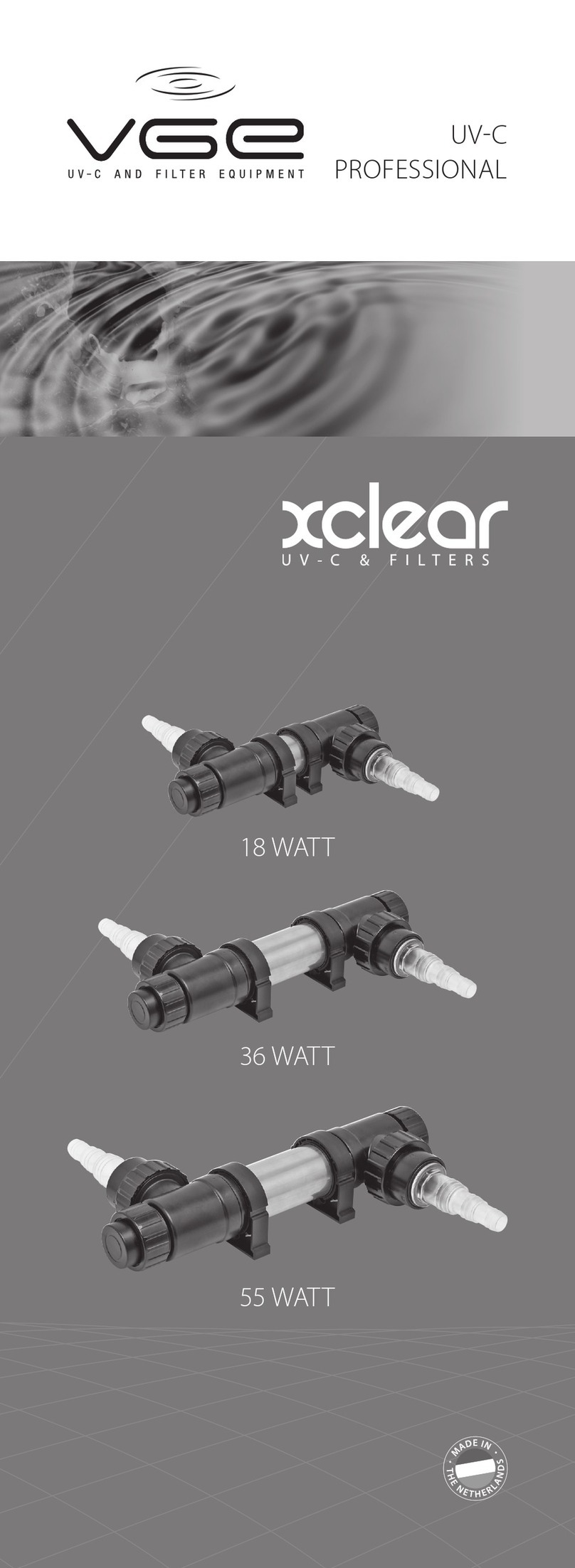 VGE Xclear UV-C Professional User manual