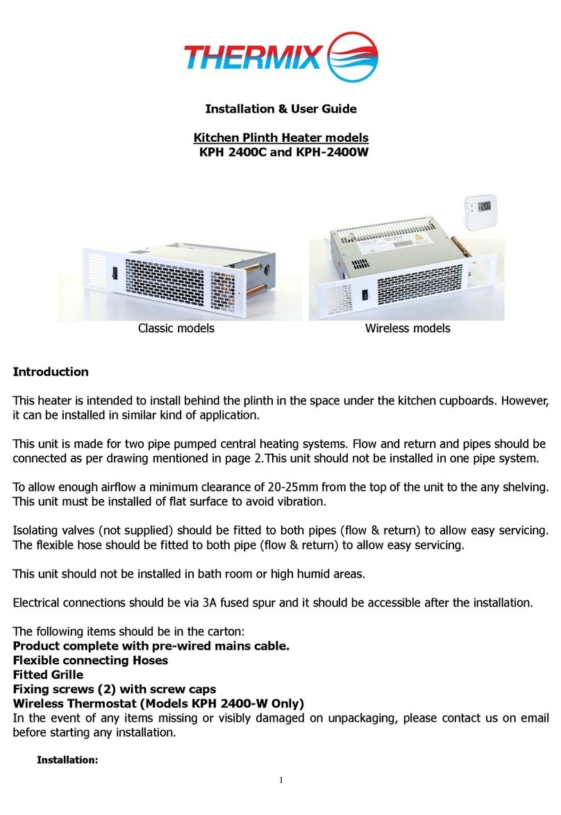 Thermix KPH 2400C Installation & user guide