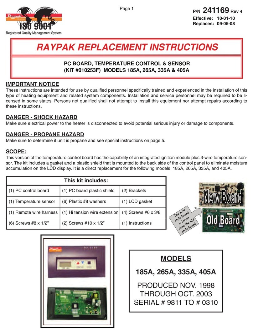 Raypak 185A Guide