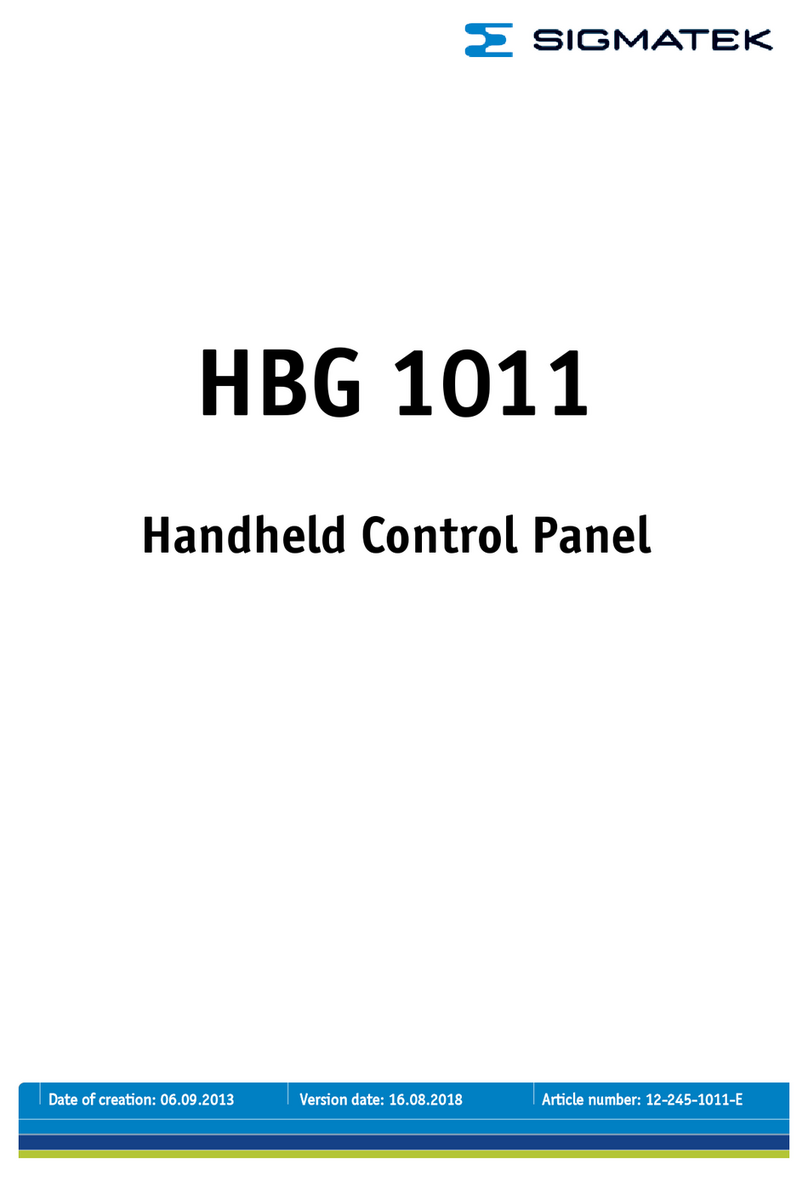 SIGMA TEK HBG 1011 manual