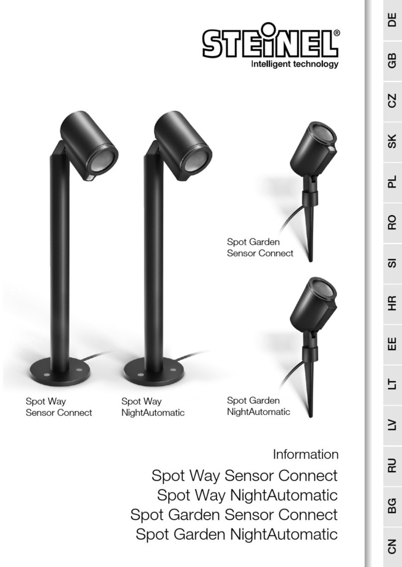 STEINEL Spot Way Sensor Connect instructions STEINEL Spot Way Sensor Connect instructions