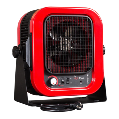 Cadet The Hot One RCP402S User manual