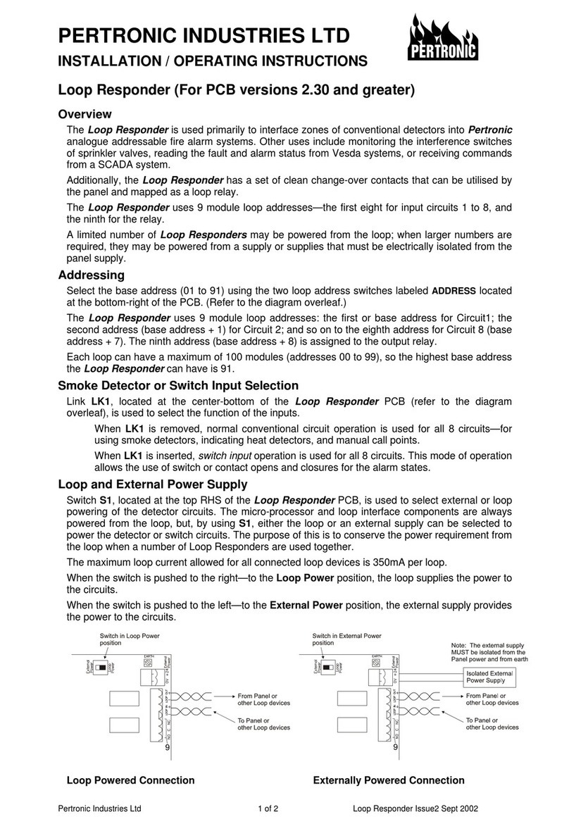 Pertronic Loop Responder Manual