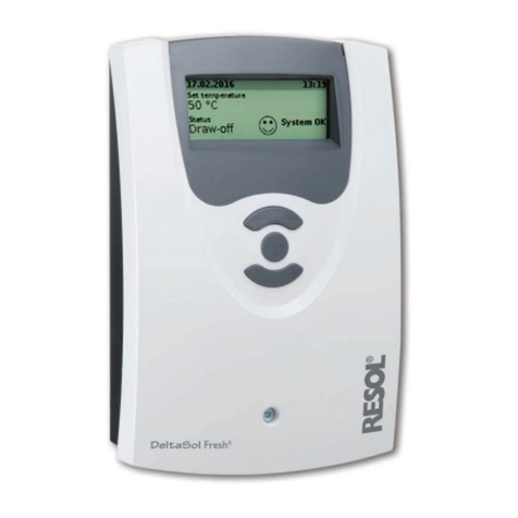 Resol DeltaSol Fresh 20 Installation, Operation, Commissioning Manual