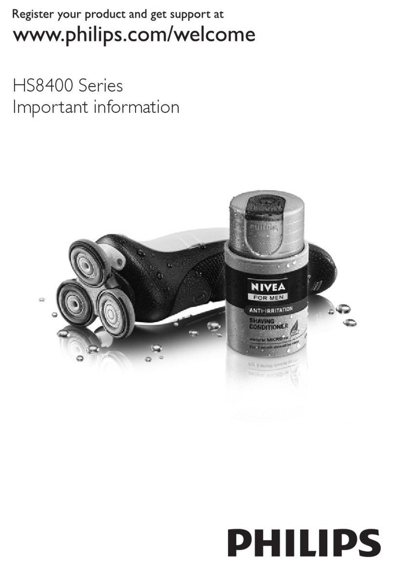 Philips HS8400 Series Operating manual