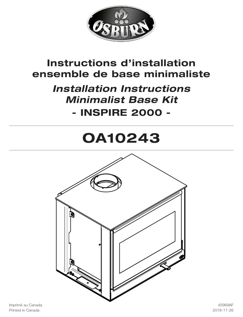 Osburn Inspire 2000 OA10243 installation instructions