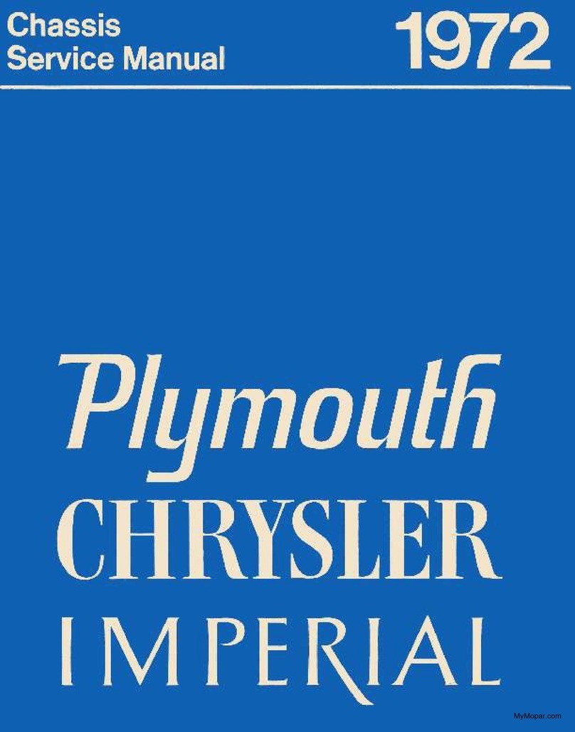 Chrysler IMPERIAL Series User manual
