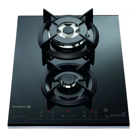 DeDietrich DTG1008 Series Guide for installation and use