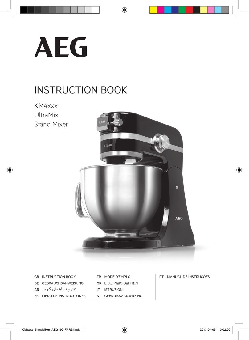 AEG UltraMix KM4 Series User manual AEG UltraMix KM4 Series User manual