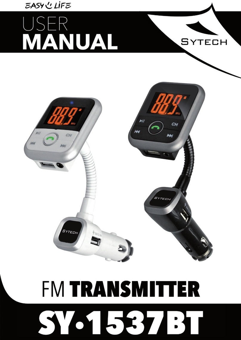 Sytech SY-1537BT user manual
