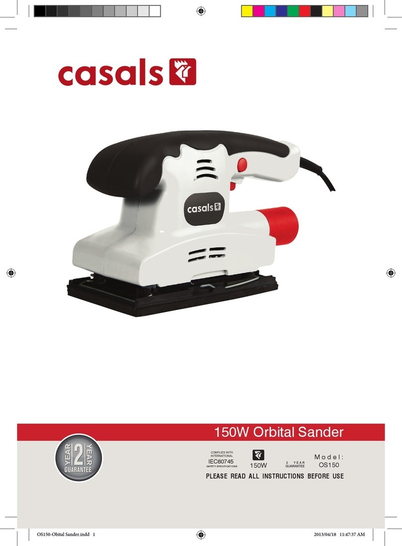 Casals OS150 instruction manual