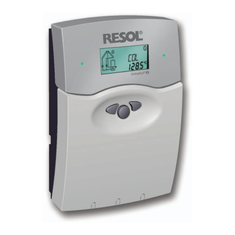 Resol DeltaSol ES User manual