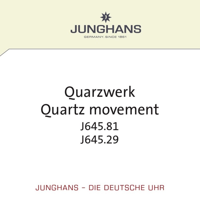 Junghans J645.81 User manual