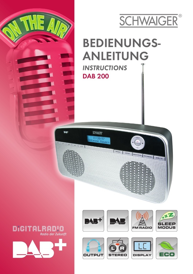 Schwaiger DAB 200 instructions