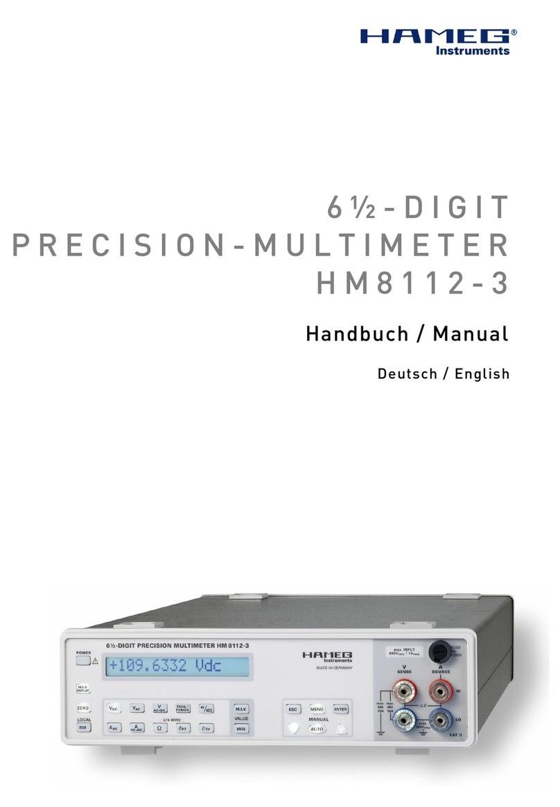 Hameg HM8112-3 manual